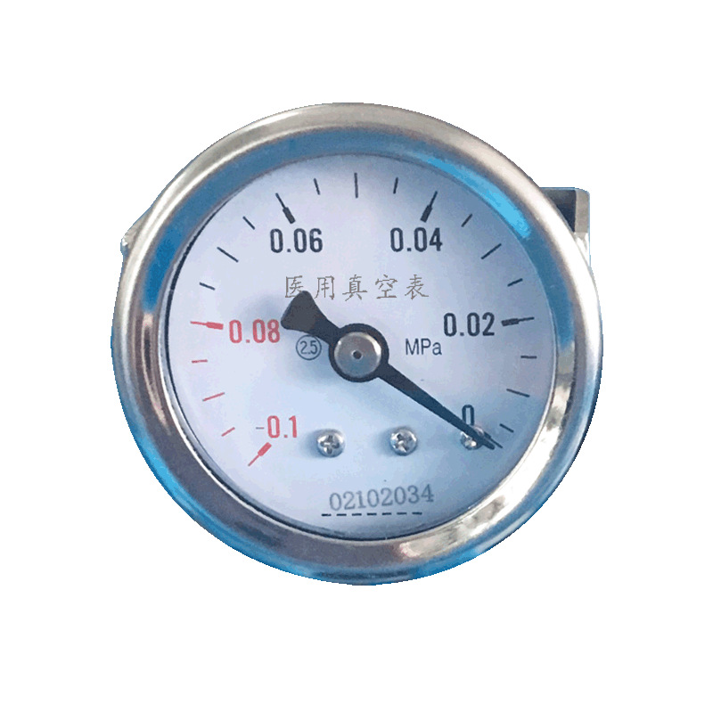 Medical Watch Y40 High-Precision Knight Negative Pressure Vacuum Meter -0.1Mpa-0 Manufacturer Supplies Medical Vacuum Meter