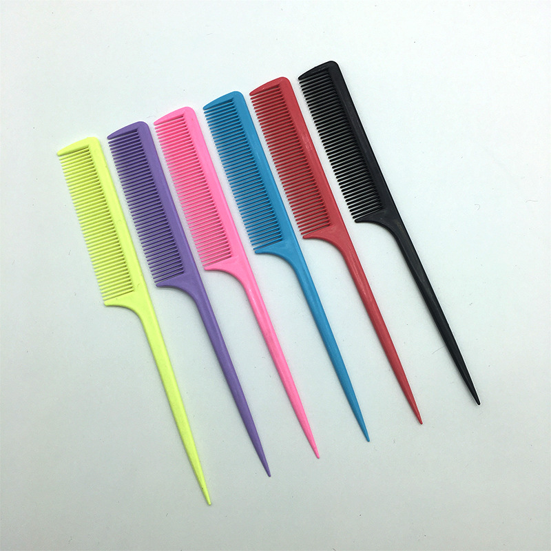 Pointed comb hairdressing comb long tail comb makeup comb partition comb pin comb hairdressing tools wholesale