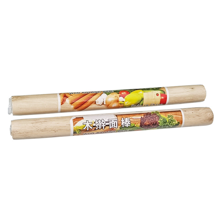 Kitchen Solid Wood Rolling Pin Non-Stick Wooden Noodle Press Baking Tool Dumpling Wrapper Rolling Pin Rolling Pin