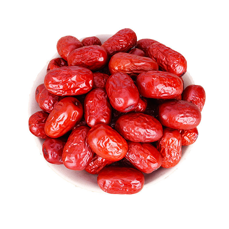 Wholesale Red Dates, New Stock, Ruoqiang Red Dates, Xinjiang Red Dates Specialty, First-Grade Gray Dates, Dried Dates, 500g Dried Fruit Snacks