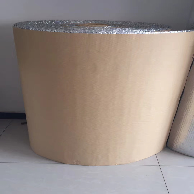 Aluminum foil bubble insulation film color steel roof insulation film greenhouse reflective film double-sided aluminum foil self-adhesive film