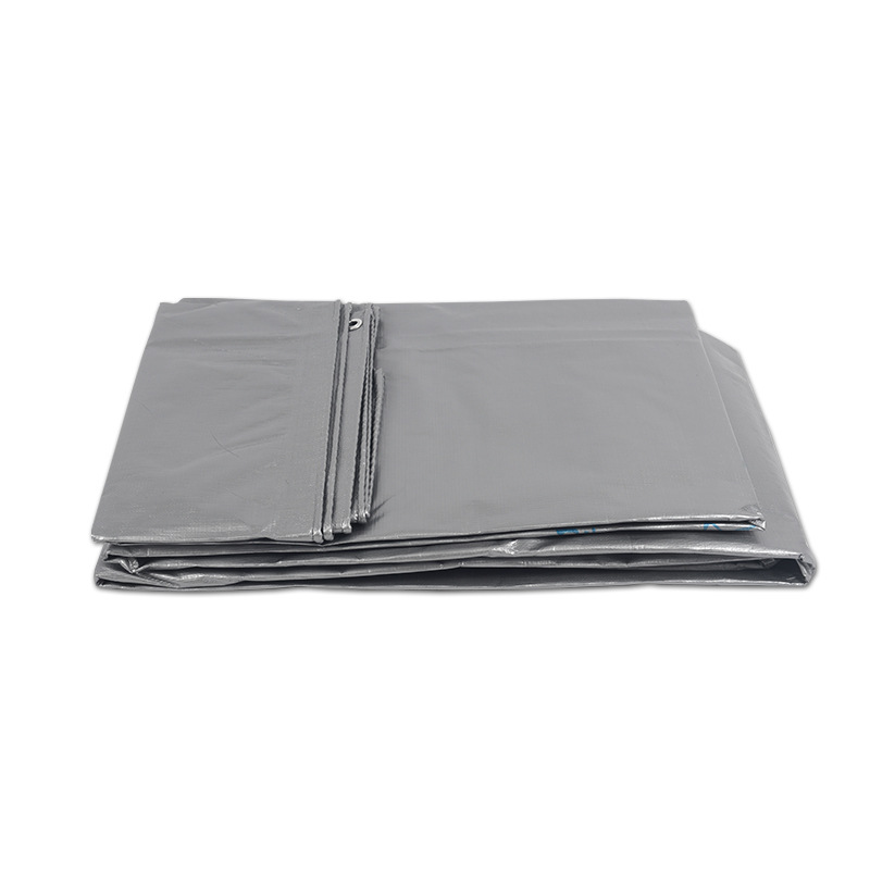 180g army green silver thickened cargo yard cloth agricultural PE plastic rainproof waterproof sunscreen shed cloth awning cloth