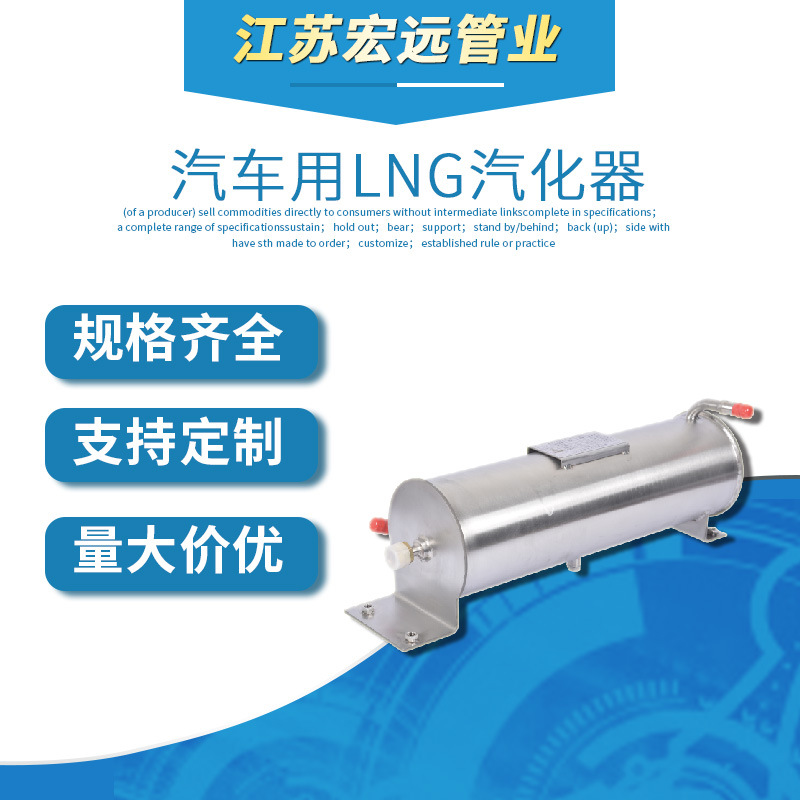 Парогенератор LNG из нержавеющей стали, специальный для автомобилей, поддержка индивидуальных заказов