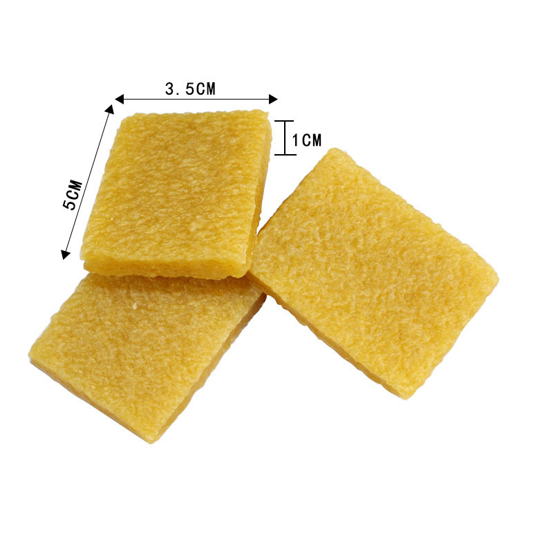 Factory DIY handmade leather cleaning raw film square decontamination raw film raw rubber block to rubber wholesale