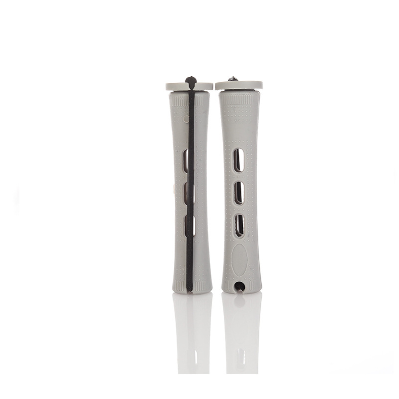 Cross-border supply perm bar short plastic hair curler with lid hair salon utensils supplies hair curler factory direct supply