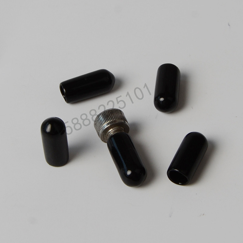 PVC dust cover protective cap pvc thread protective cap insulating sheath round plastic thread bolt sleeve