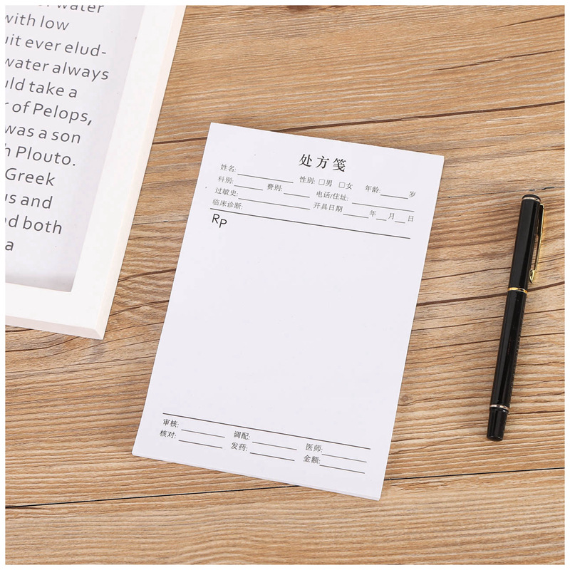 Spot Pharmacy Outpatient Service Clinic Prescription Notes Community Handwritten Prescription Signed Health Center Prescription Sticker