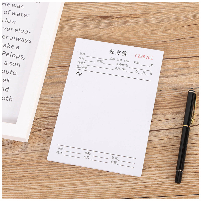 Spot Pharmacy Outpatient Service Clinic Prescription Notes Community Handwritten Prescription Signed Health Center Prescription Sticker