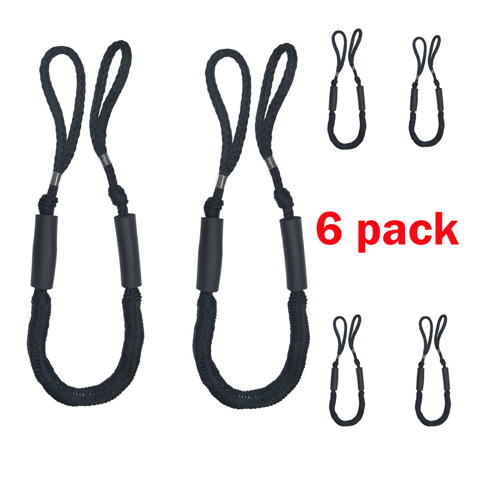 6ft Marine Accessories, Motorboat and Yacht Accessories, Elastic Braided Boat Rope, Marine Elastic Rope, Cross-Border Elastic Wear-Resistant