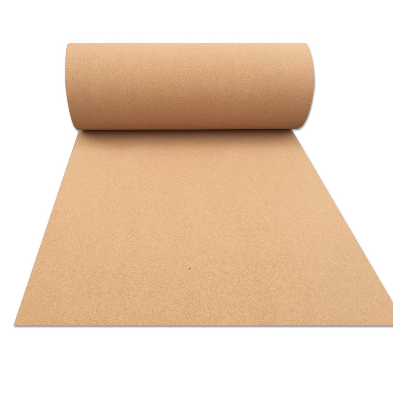 1-2mm high density cork 0.8mm ultra thin cork coil can be used for cork message board cork decorative background