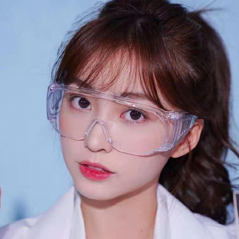Blinds glasses breathable protective glasses laboratory glasses transparent goggles anti-splash glasses wholesale eye mask