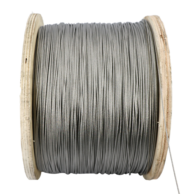 304 flexible wire rope manufacturers flagpole special lifting wire rope multi-strand stainless steel wire rope