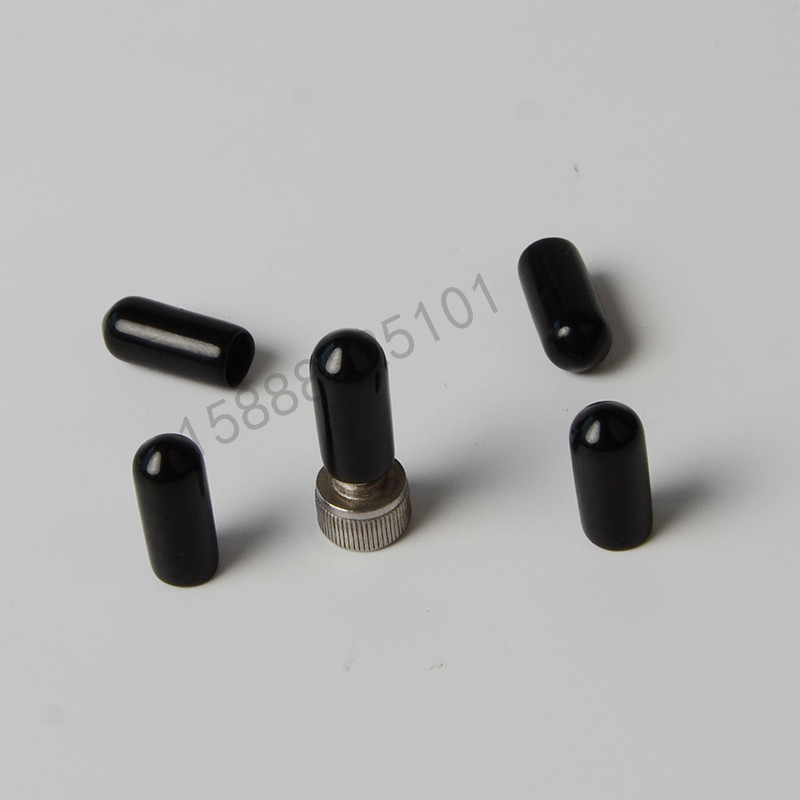 PVC dust cover protective cap pvc thread protective cap insulating sheath round plastic thread bolt sleeve