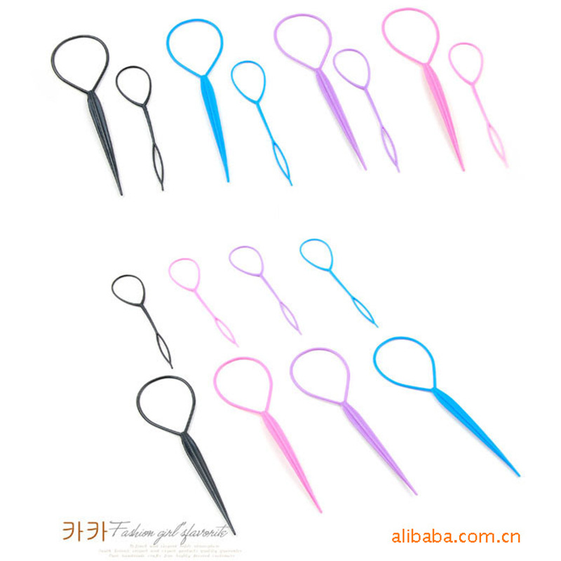 Hair Twister, Hair Puller, Portable Pattern Hair Puller, Magic Hair Stick, 2-Piece Set