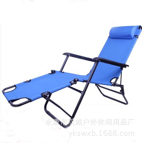 8.9kg Uses Three-Use Beach Chair, Single Foldableing Marching Companion Bed, Beach Chair, Multi-Functional Simple Recliner