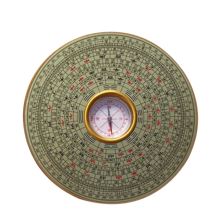 Metal crafts wholesale bagua compass compass compass outdoor guide feng shui instrument tourist attractions batch