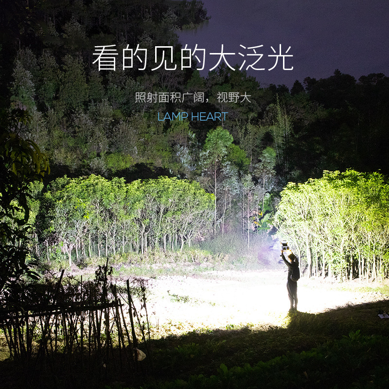 LED solar flood light outdoor portable rechargeable flood light for construction site power failure standby flood light camping light