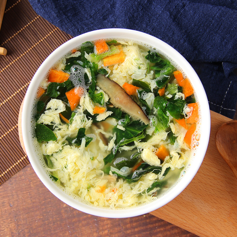 SuBo soup instant soup package seaweed egg flower soup 6g instant spinach tomato hibiscus fresh vegetable soup package