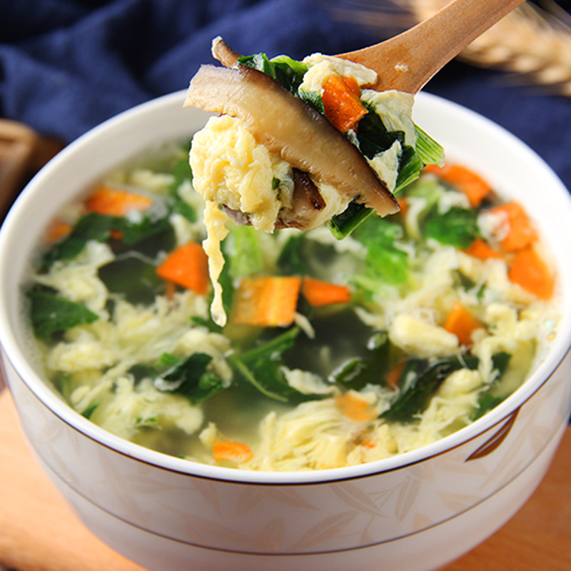 SuBo soup instant soup package seaweed egg flower soup 6g instant spinach tomato hibiscus fresh vegetable soup package