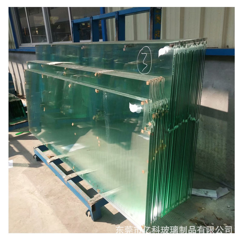 Производитель из Дунгуана, склеенное двойное закаленное стекло, ультра-белое сэндвич-стекло, усиленное взрывозащищенное стекло