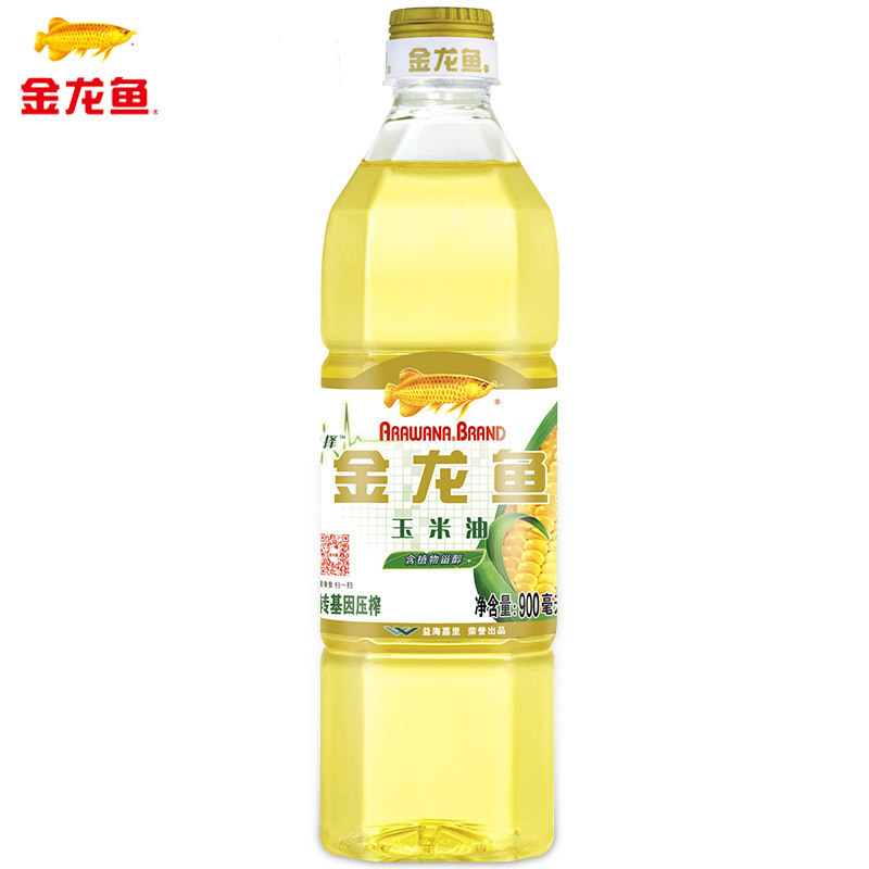 Golden Dragon Fish Soybean Oil 900ml Edible Blend Oil Sunflower Seed Corn Oil Small Size 700ml400ml Gift