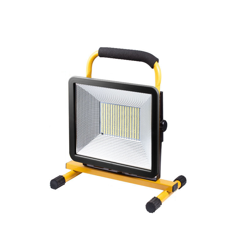 LED solar flood light outdoor portable rechargeable flood light for construction site power failure standby flood light camping light