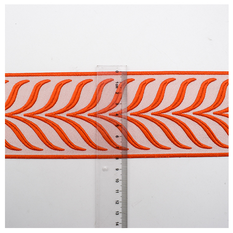 Manufacturers supply polyester curtain lace jacquard finished herringbone shape Korean-style other soft accessories