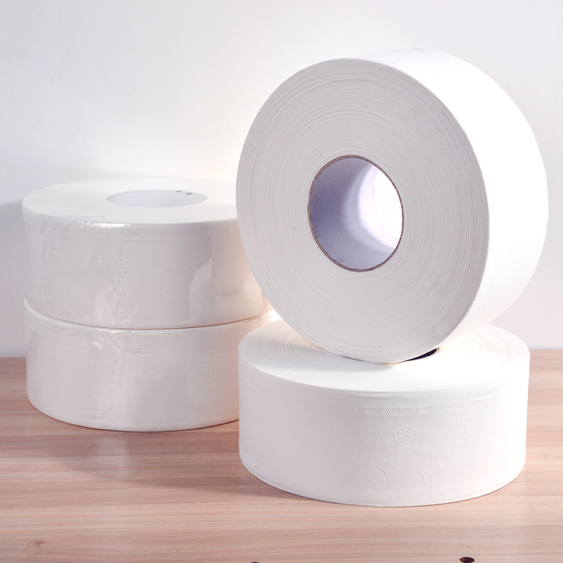 Factory direct large roll paper tray paper commercial hotel toilet paper Hotel toilet paper 12 roll paper toilet paper wholesale