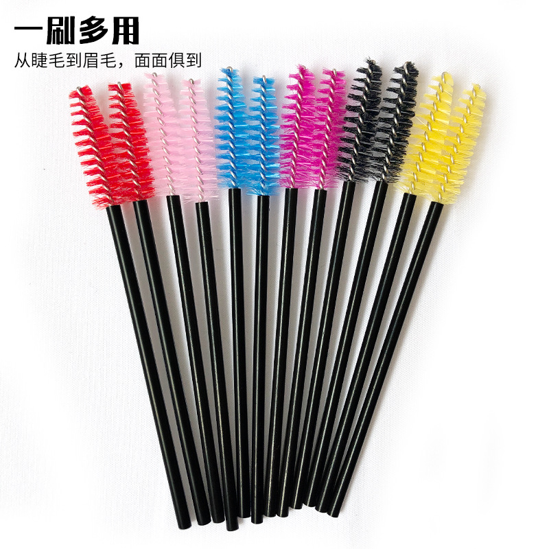 Disposable spiral eyelash brush eyelash roll brush eyebrow brush mini eyelash brush eyelash comb makeup tools