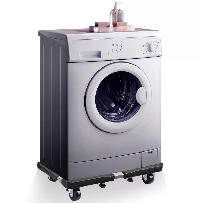 Выдвижная регулируемая полка из нержавеющей стали, универсальная основа для холодильника, мобильная стойка для стиральной машины