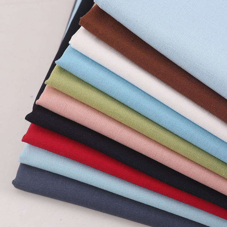 Прямые продажи с завода в наличии 10 льняно-полиэстеровая хлопковая смешанная ткань длинной окраски национального стиля домашний текстиль декоративная ткань