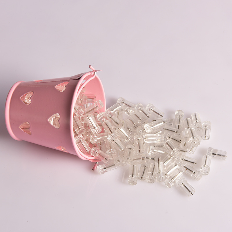 Manufacturers wholesale large supply of glue nails multi-color tacks color pushpins transparent plastic creative pushpins