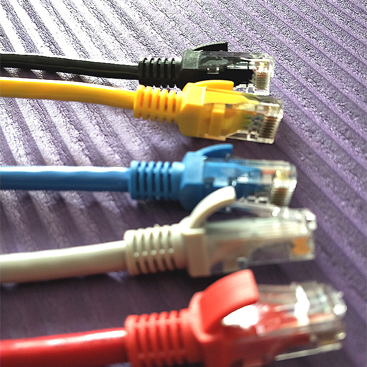 Super Class 5 Class 6 Oxygen-free Copper Finished Network Wire Jumper 0.2 0.25 0.3 0.5 0.7 0.8 1 m m Foot