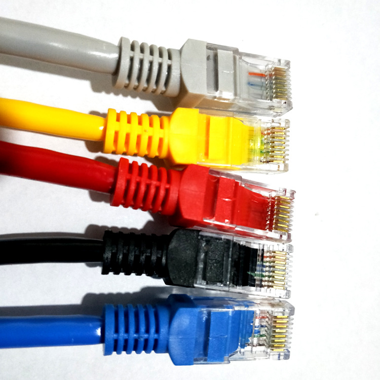 Super Class 5 Class 6 Oxygen-free Copper Finished Network Wire Jumper 0.2 0.25 0.3 0.5 0.7 0.8 1 m m Foot