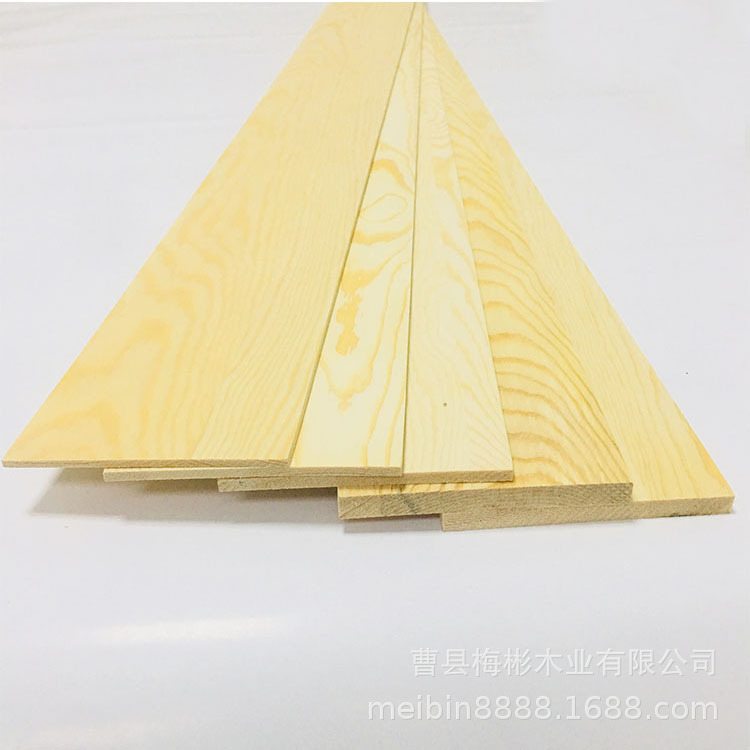 Pine panel aircraft model material wood board pine board DIY handmade model material multi-specification solid wood board
