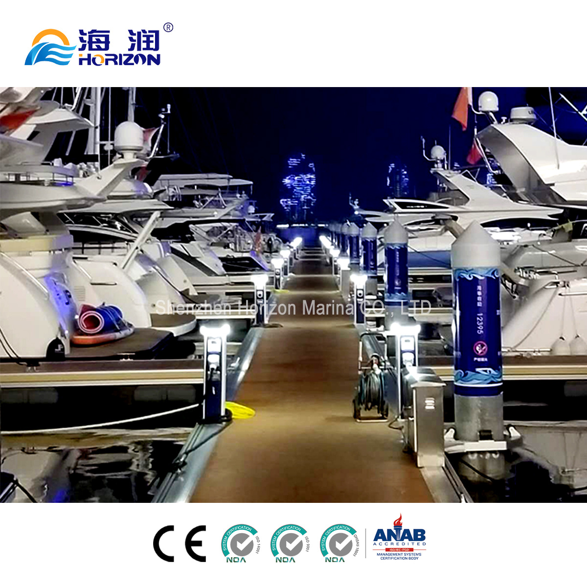 Floating Dock Accessories Service Box Water and Electricity Box Outdoor Water and Electricity Pile Water Supply and Power Supply Yacht Dock Sailboat Dock