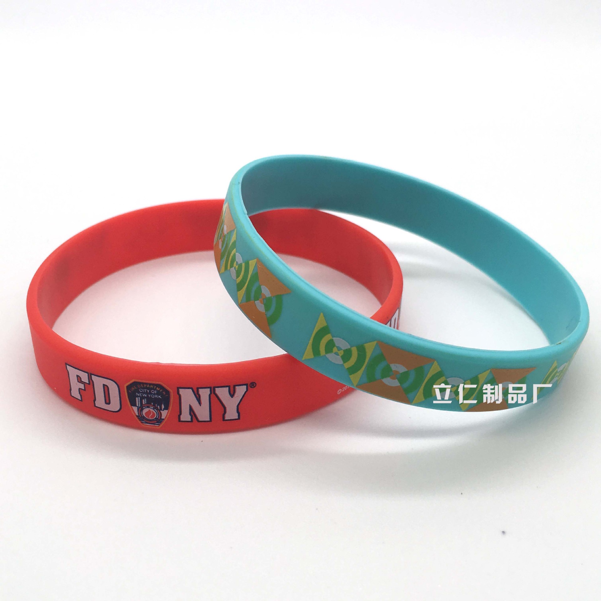 Silicone bracelet direct color printing logo cross mirror foreign trade promotional goods supply fashion wrist strap wholesale