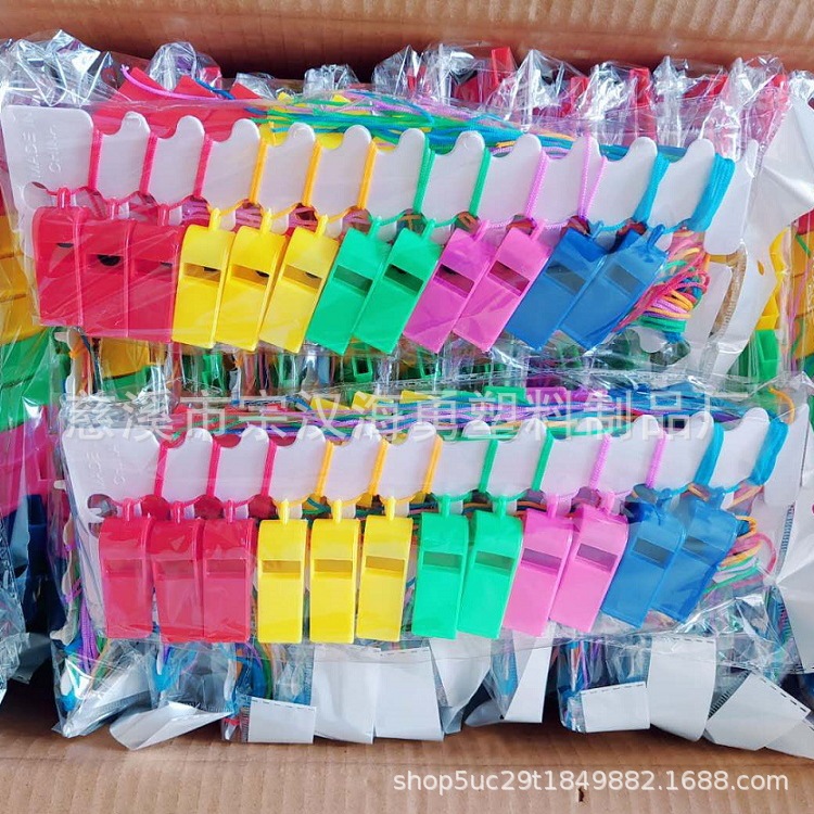 Plastic Whistle Football Training Referee Toy Cheering Fan Party Outdoor Life-Saving Whistle Trendy Outdoor Essential