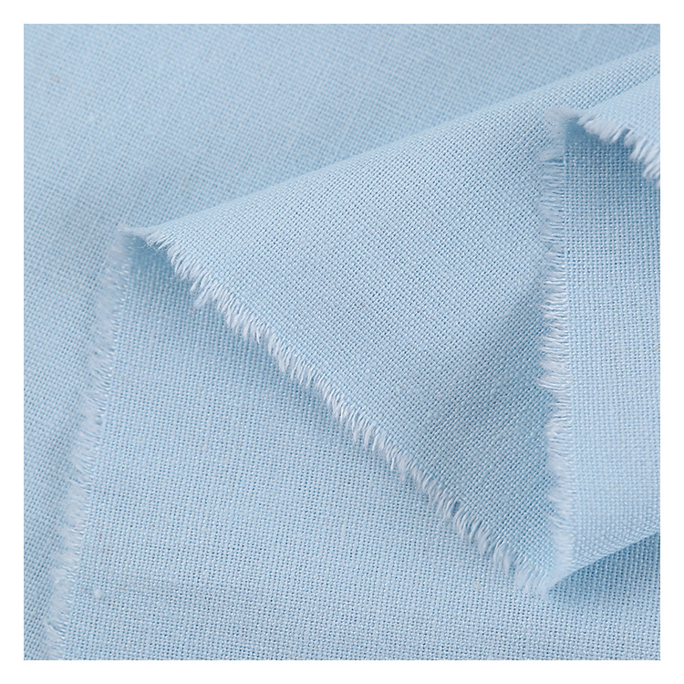 Factory Direct Sales in stock 10 linen polyester cotton blended clothing fabric long car dyed National style home textile decorative fabric