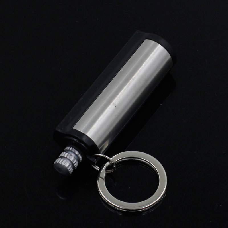 Ten Thousand Times Match Metal Bullet Type Ten Thousand Times Match Keychain Stainless Steel Shell Universal Match Lighter