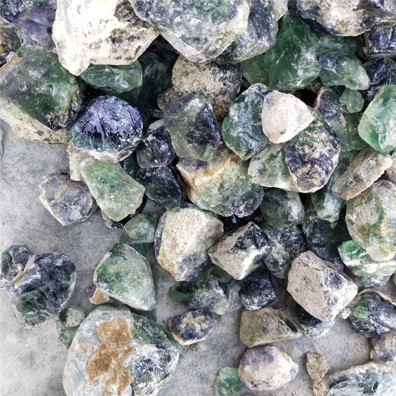 Qingtai Supplies Fluorite Crafts for Aromatherapy, Fluorite Hand Pieces, Fluorite Calcium Fluoride Powder, Green Fluorite Blocks