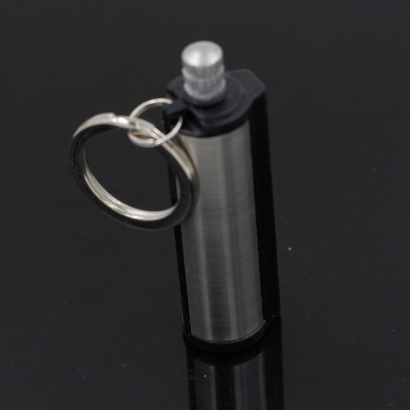 Ten Thousand Times Match Metal Bullet Type Ten Thousand Times Match Keychain Stainless Steel Shell Universal Match Lighter