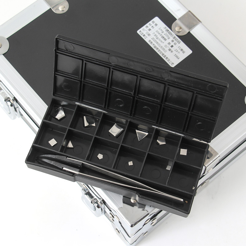 Stainless Steel Weight Set F2 Grade Stainless Steel Precision Weight 1Mg-2Kg Set Weight Standard Weight French Code