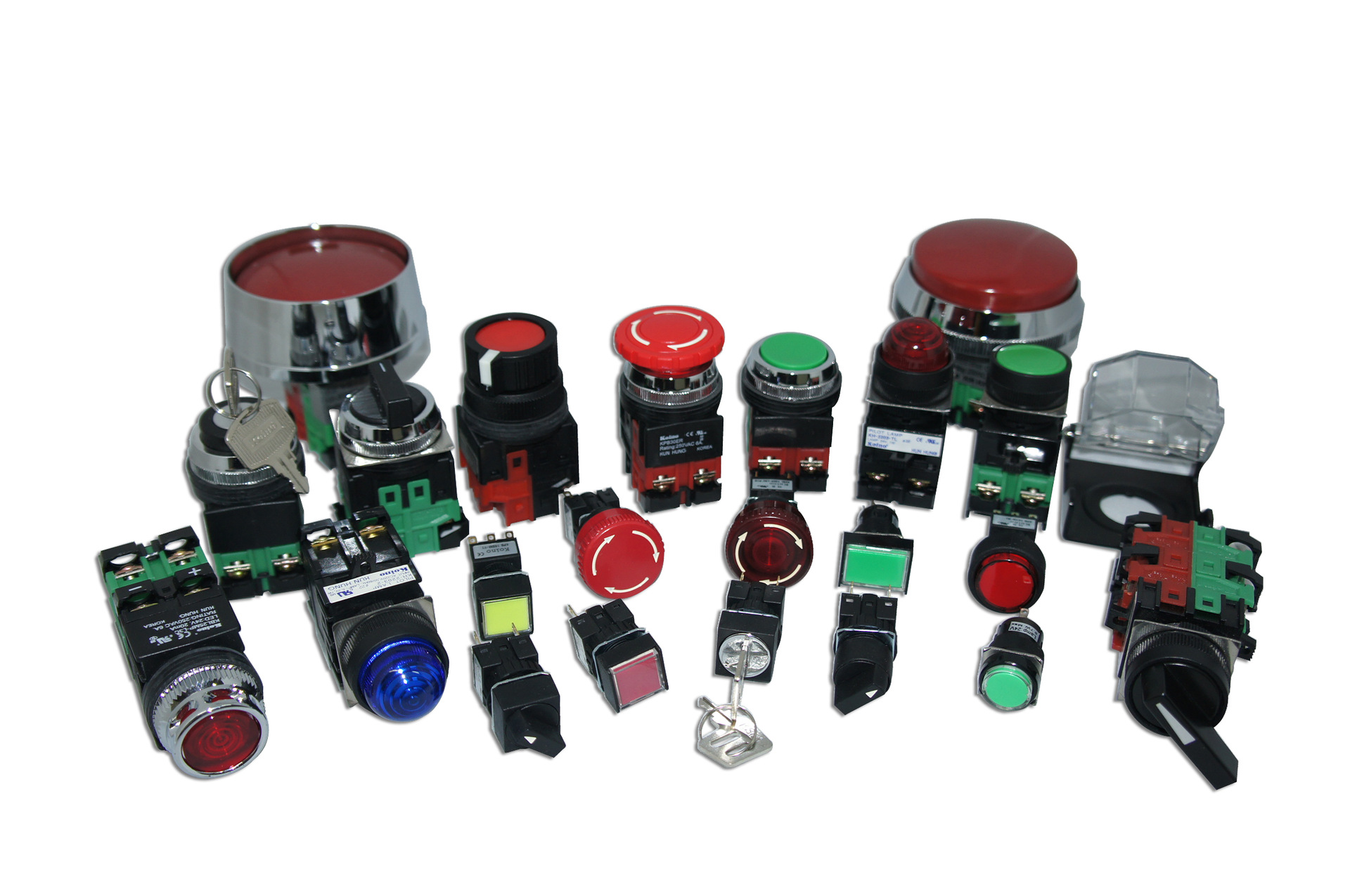 South Korea Jianxing KOINO lighting 25 LEDs 30 LED indicator button KH-512 KH-513 original imported