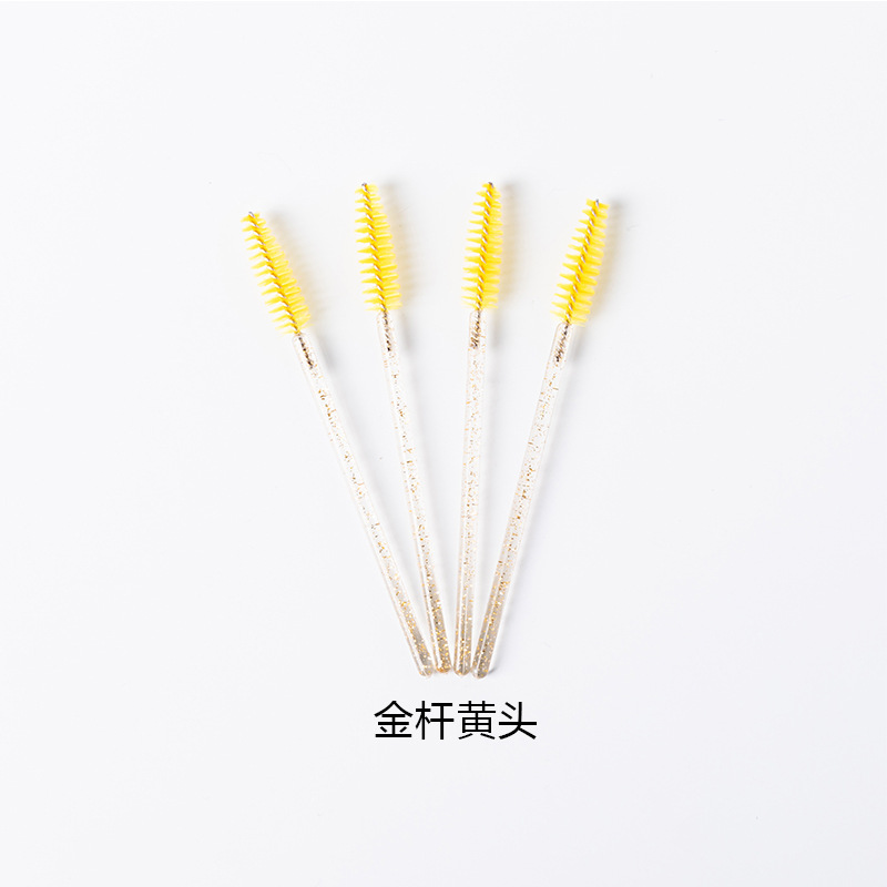 Disposable Crystal Rod Eyelash Brush Nial Faucet Solid Portable Eyelash Roll Cosmetic Brush Amazon Foreign Trade