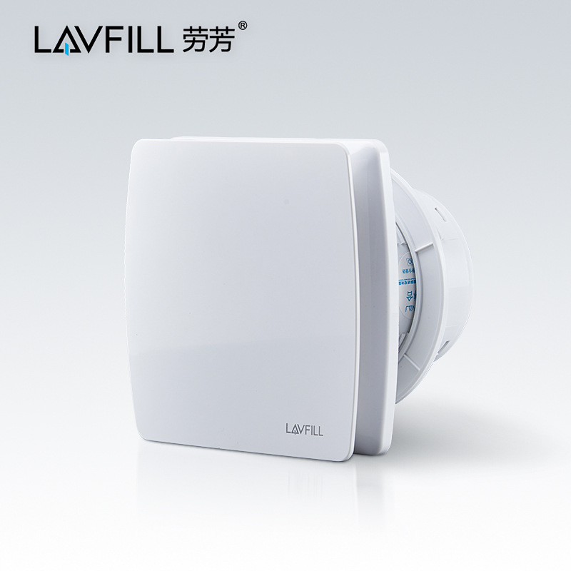 Настенный вентилятор для ванной Laofang с умной вентиляцией, встроенный вытяжной вентилятор для отелей