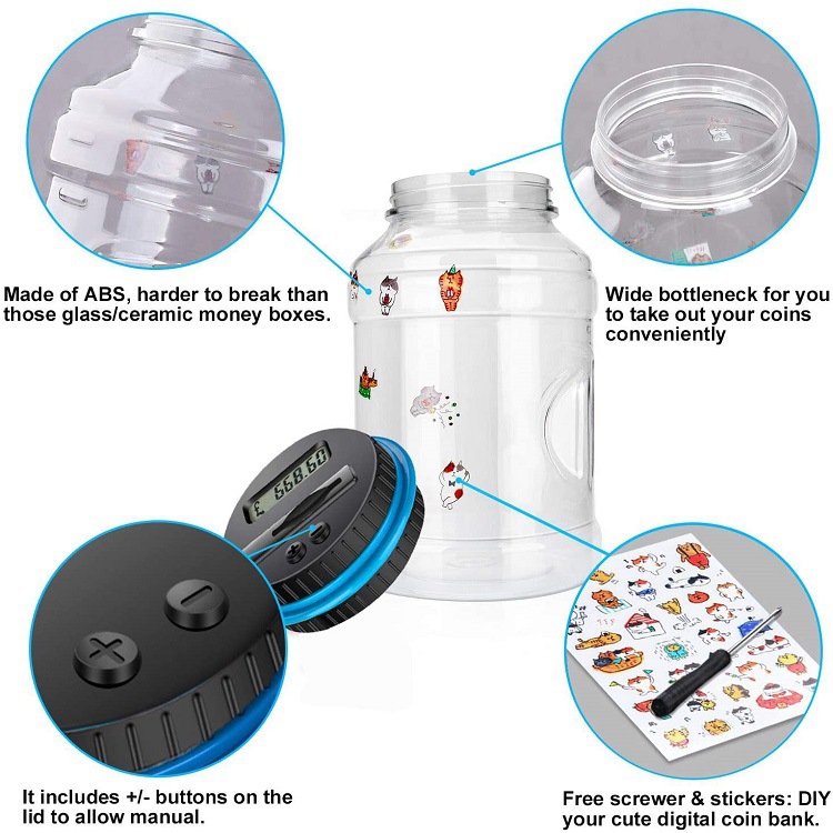 piggy bank with lock counting piggy bank piggy bank digital display piggy bank piggy bank piggy bank