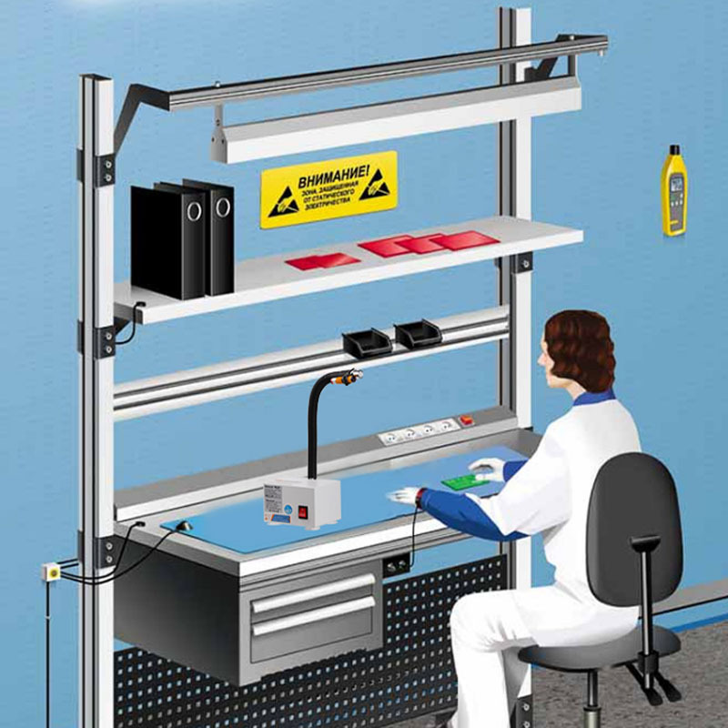 Ion wind snake automatic induction BLW-080BF infrared photoelectric destatic electric dust removal air gun snake-shaped air nozzle