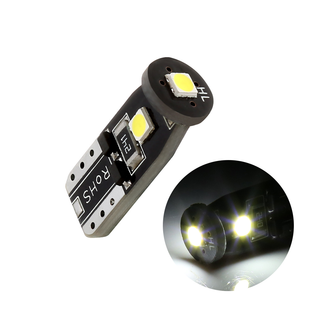 Светодиодный автомобильный свет T10 3030 3SMD 12V, декодирование Canbus, свет ширины автомобиля, свет для чтения, свет для номерного знака