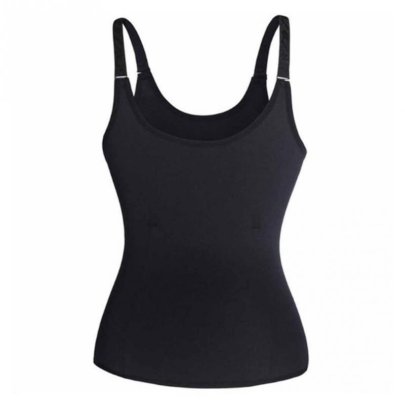 Women's Zipper Body Abdominal Tinker Court Bundle Neoprene 3-Layer Sticker Sweat Vest Body Shaper